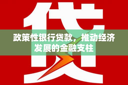昭平政策性银行贷款，推动经济发展的金融支柱