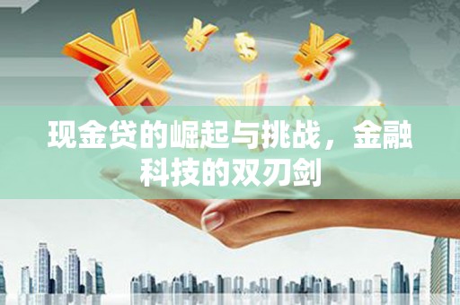 昭平现金贷的崛起与挑战，金融科技的双刃剑