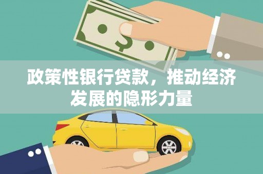 昭平政策性银行贷款，推动经济发展的隐形力量