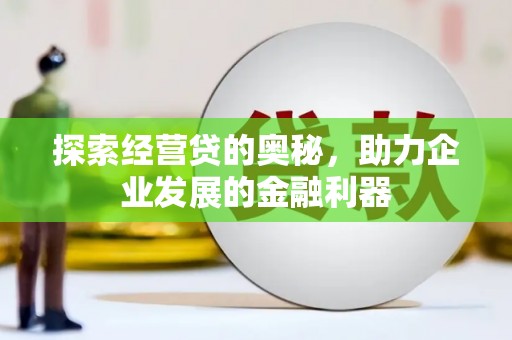 昭平探索经营贷的奥秘，助力企业发展的金融利器