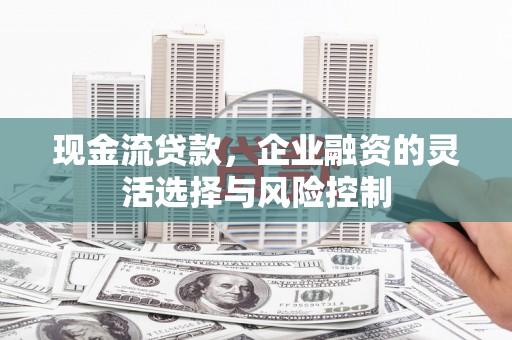 昭平现金流贷款，企业融资的灵活选择与风险控制