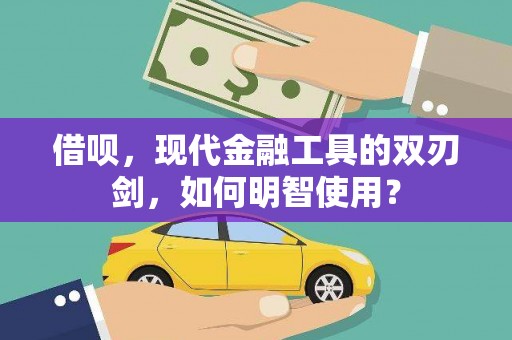 昭平借呗，现代金融工具的双刃剑，如何明智使用？