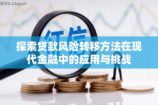 昭平探索贷款风险转移方法在现代金融中的应用与挑战