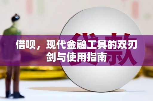 昭平借呗，现代金融工具的双刃剑与使用指南