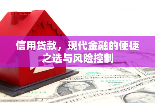 昭平信用贷款，现代金融的便捷之选与风险控制