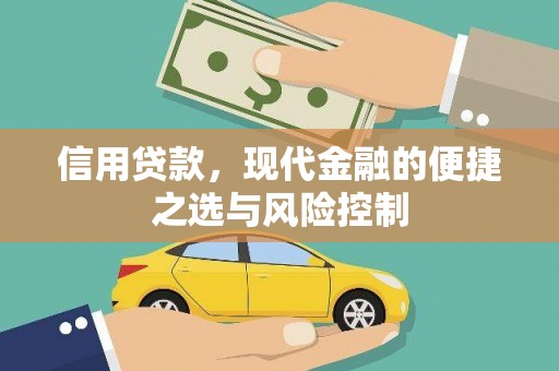 昭平信用贷款，现代金融的便捷之选与风险控制