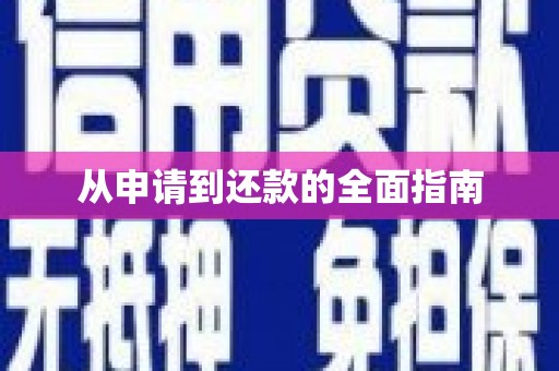 昭平从申请到还款的全面指南