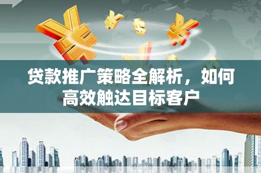 昭平贷款推广策略全解析，如何高效触达目标客户