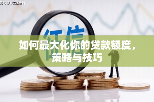 昭平如何最大化你的贷款额度，策略与技巧