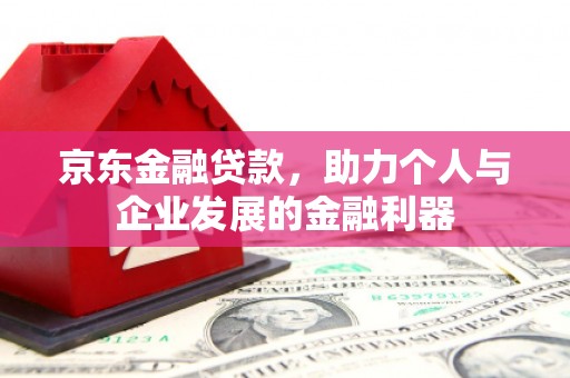 昭平京东金融贷款，助力个人与企业发展的金融利器