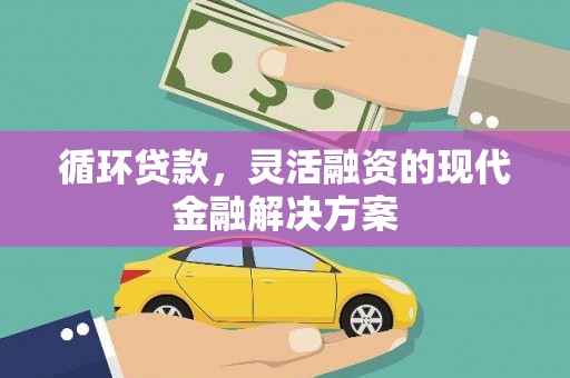 昭平循环贷款，灵活融资的现代金融解决方案