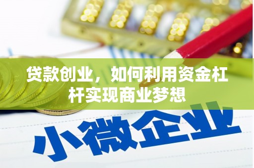 昭平贷款创业，如何利用资金杠杆实现商业梦想