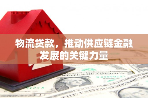昭平物流贷款，推动供应链金融发展的关键力量