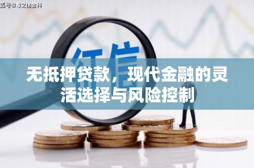 昭平无抵押贷款，现代金融的灵活选择与风险控制