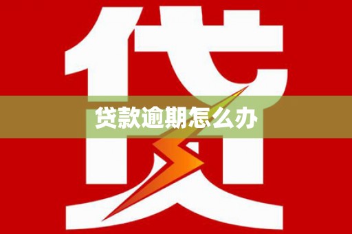 昭平贷款逾期怎么办