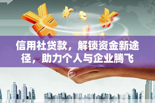 昭平信用社贷款，解锁资金新途径，助力个人与企业腾飞