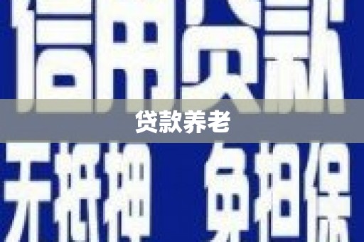 昭平贷款养老