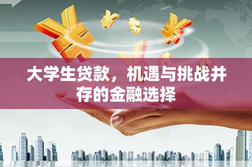 昭平大学生贷款，机遇与挑战并存的金融选择