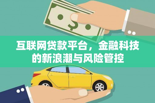 昭平互联网贷款平台，金融科技的新浪潮与风险管控