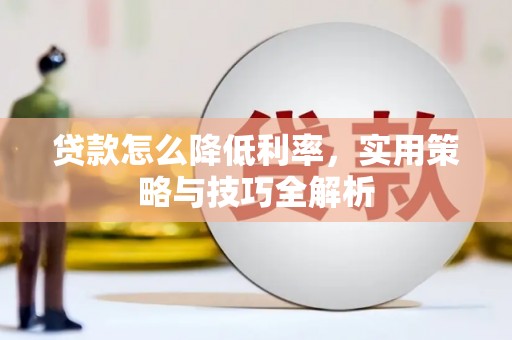 昭平贷款怎么降低利率，实用策略与技巧全解析