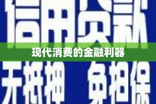 昭平现代消费的金融利器