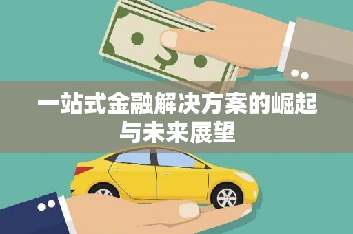昭平一站式金融解决方案的崛起与未来展望