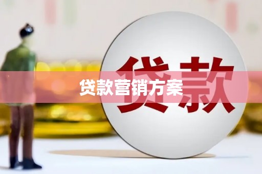 昭平贷款营销方案